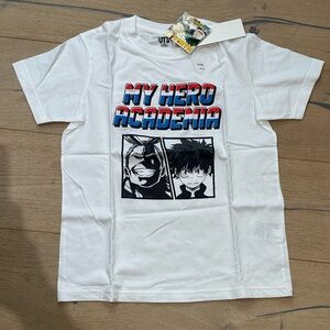 New with tags Uniqlo kids my hero academia anime manga shirt
